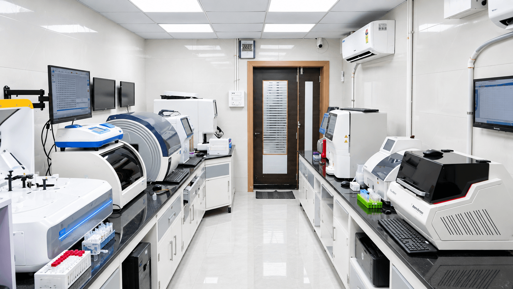 ELISA laboratory interior